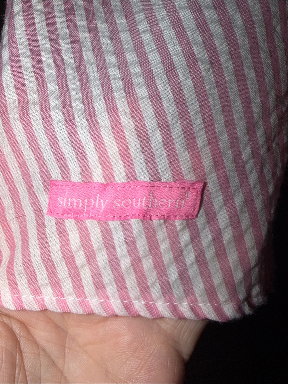 Pink Striped Ruffle Strap Top - Picture 4 of 5